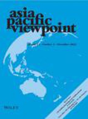Asia Pacific Viewpoint雜志