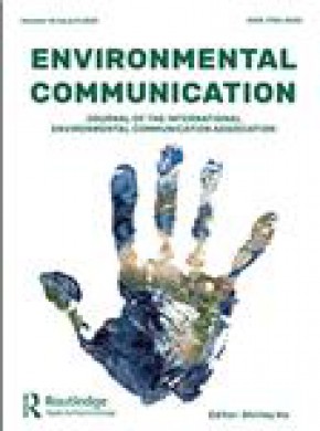 Environmental Communication-a Journal Of Nature And Culture雜志
