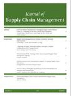 Journal Of Supply Chain Management雜志