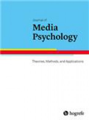 Journal Of Media Psychology-theories Methods And Applications雜志
