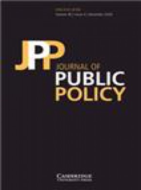 Journal Of Public Policy雜志