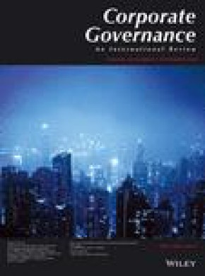 Corporate Governance-an International Review雜志
