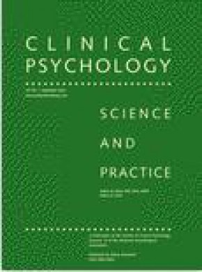 Clinical Psychology-science And Practice雜志