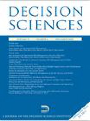 Decision Sciences雜志
