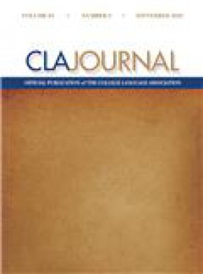 Cla Journal-college Language Association雜志