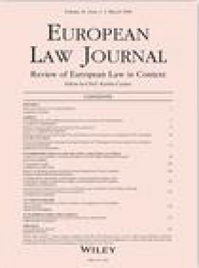 European Law Journal雜志