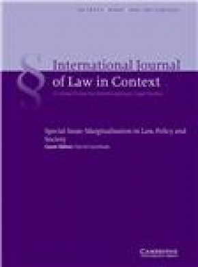 International Journal Of Law In Context雜志