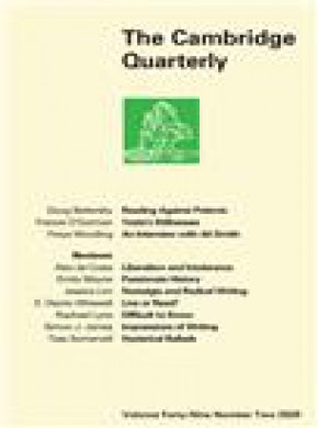 Cambridge Quarterly雜志