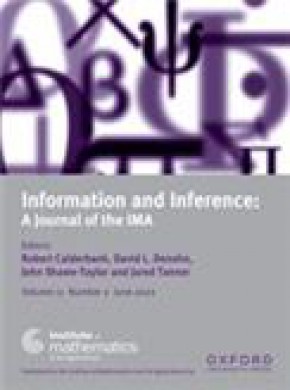 Information And Inference-a Journal Of The Ima雜志