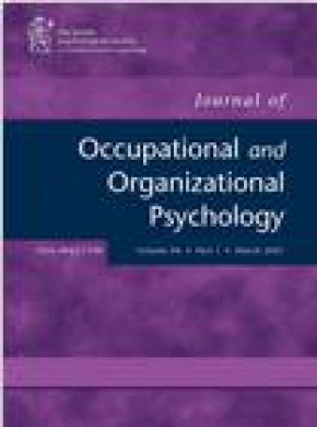Journal Of Occupational And Organizational Psychology雜志