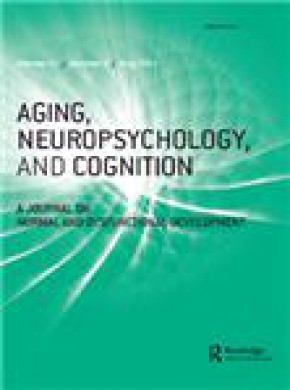 Aging Neuropsychology And Cognition雜志