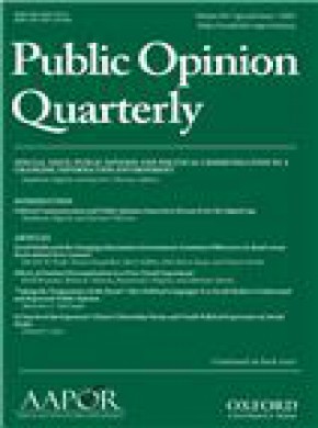 Public Opinion Quarterly雜志