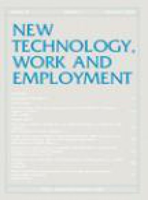 New Technology Work And Employment雜志