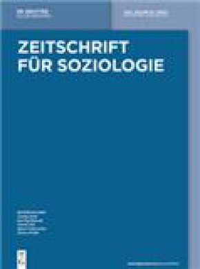 Zeitschrift Fur Soziologie雜志