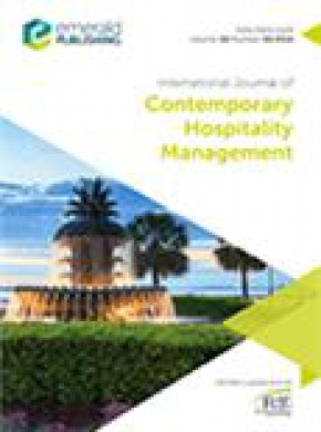 International Journal Of Contemporary Hospitality Management雜志