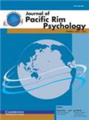 Journal Of Pacific Rim Psychology雜志