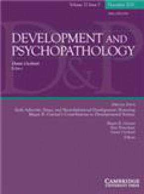Development And Psychopathology雜志