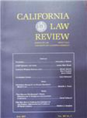 California Law Review雜志