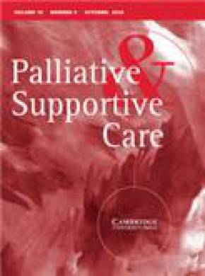Palliative & Supportive Care雜志
