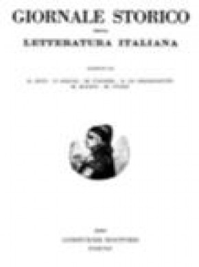 Giornale Storico Della Letteratura Italiana雜志