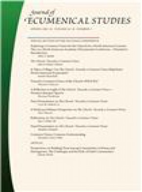 Journal Of Ecumenical Studies雜志