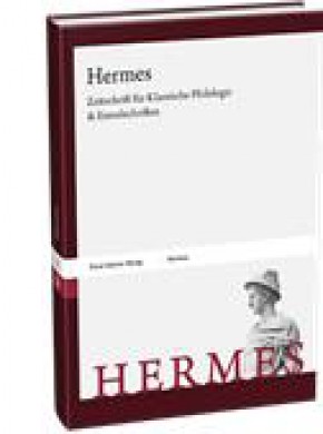 Hermes-zeitschrift Fur Klassische Philologie