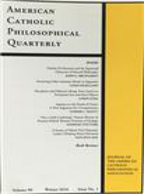 American Catholic Philosophical Quarterly雜志