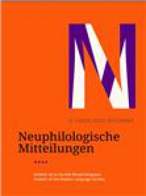 Neuphilologische Mitteilungen雜志