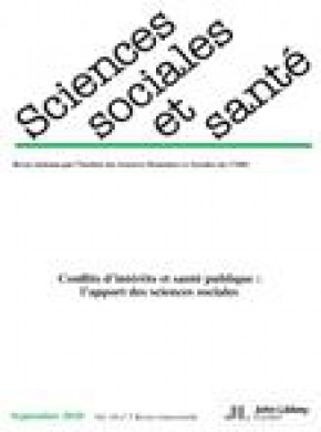 Sciences Sociales Et Sante雜志