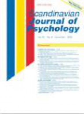 Scandinavian Journal Of Psychology雜志