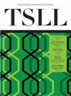 Texas Studies In Literature And Language雜志