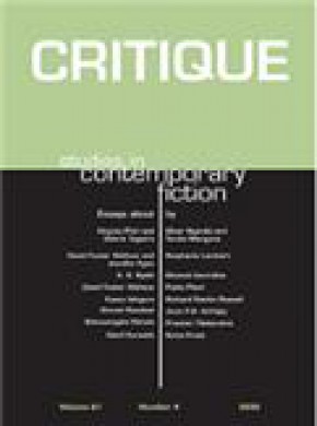 Critique-studies In Contemporary Fiction雜志