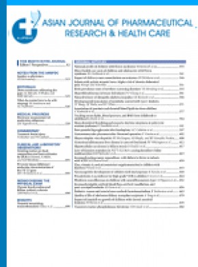 Asian Journal Of Pharmaceutical Research And Health Care雜志