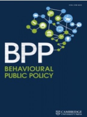 Behavioural Public Policy雜志