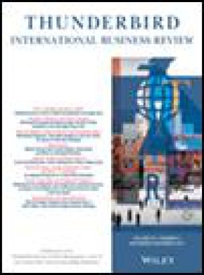Thunderbird International Business Review雜志