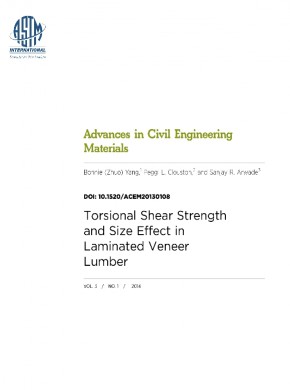 Advances In Civil Engineering Materials雜志