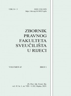 Zbornik Pravnog Fakulteta Sveucilista U Rijeci雜志