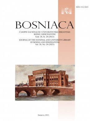 Bosniaca-journal Of The National And University Library Of Bosnia And Herzegovin雜志